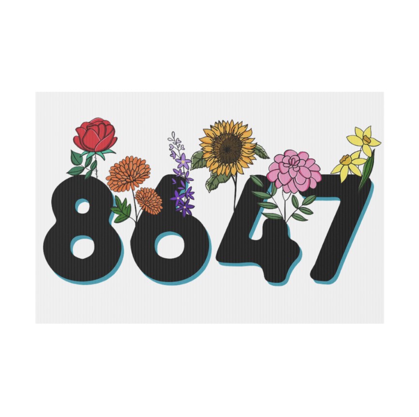 86 47 - Anti Trump Yard Sign