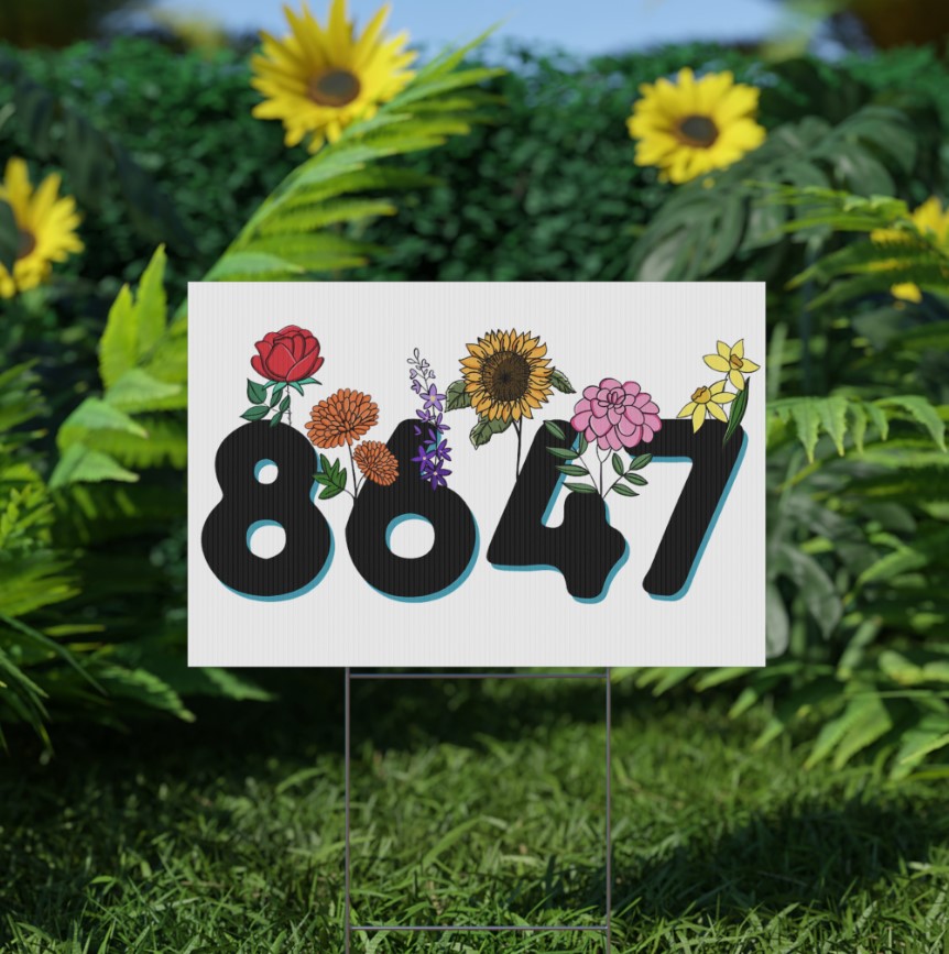 86 47 - Anti Trump Yard Sign