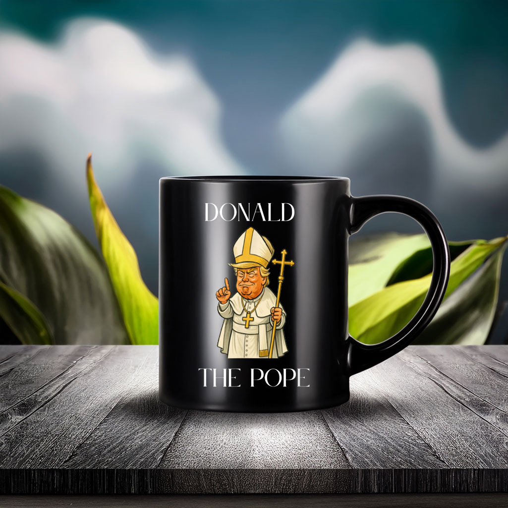 Funny Donald Trump Pope, Fan, Gift, Powerful, Holy Mug