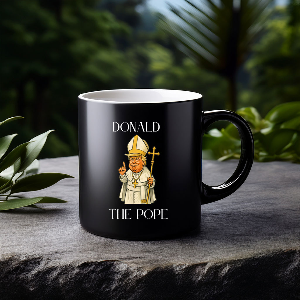 Funny Donald Trump Pope, Fan, Gift, Powerful, Holy Mug