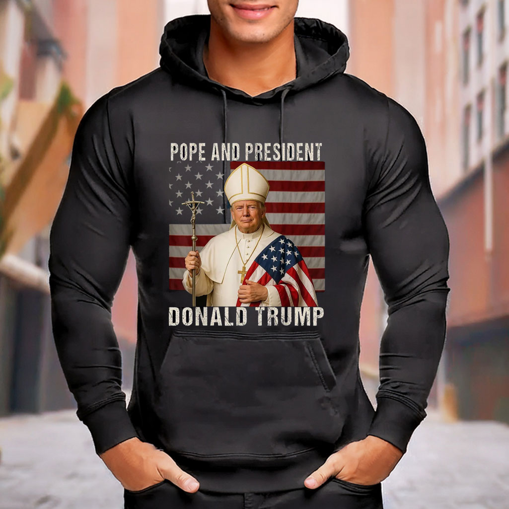 Funny Donald Trump President And Pope Shirt