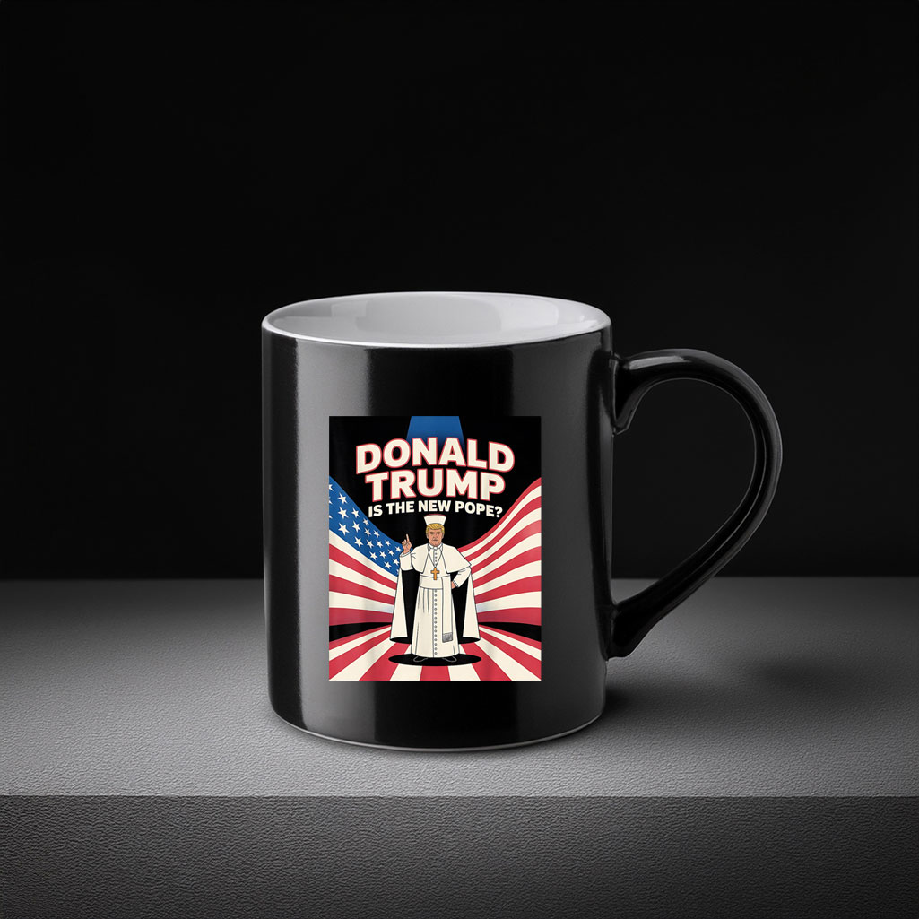 Funny Pope & President Donald Trump, Catholic Trump Mug