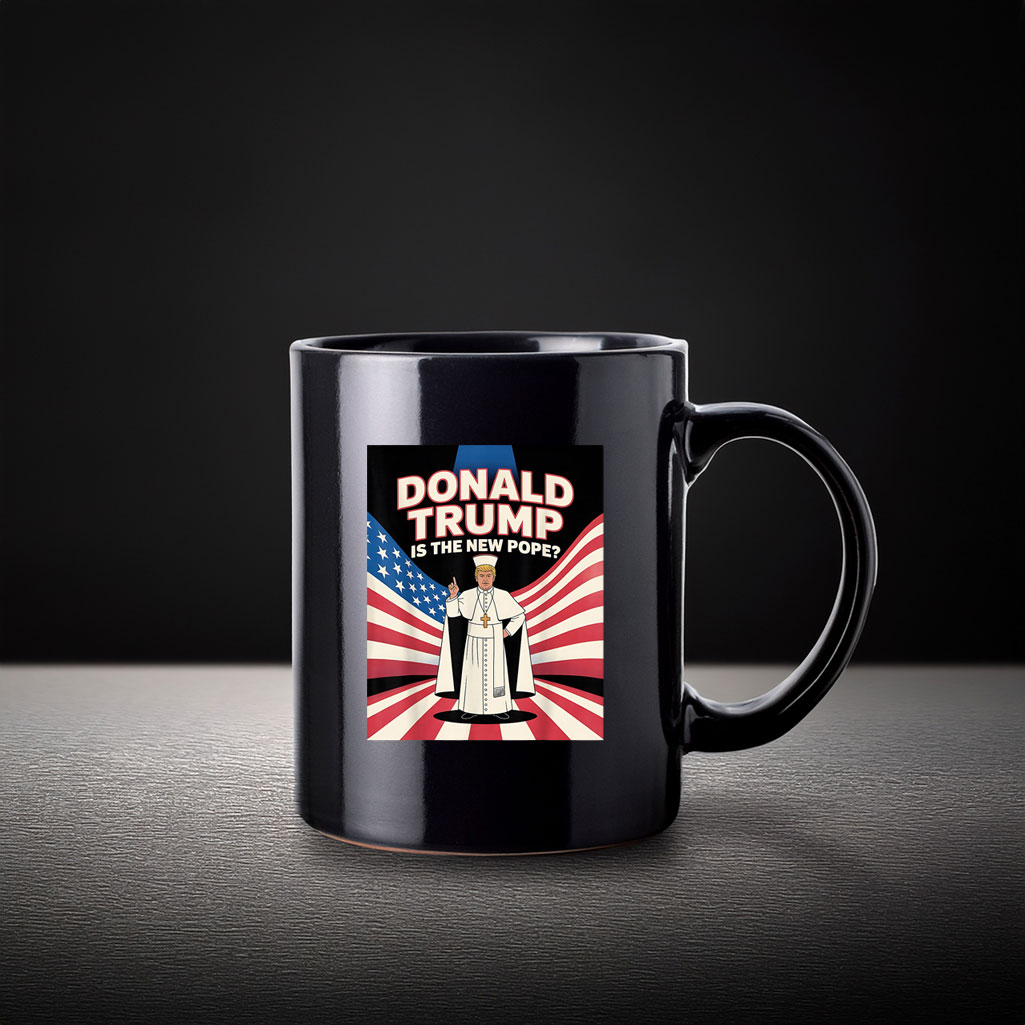 Funny Pope & President Donald Trump, Catholic Trump Mug