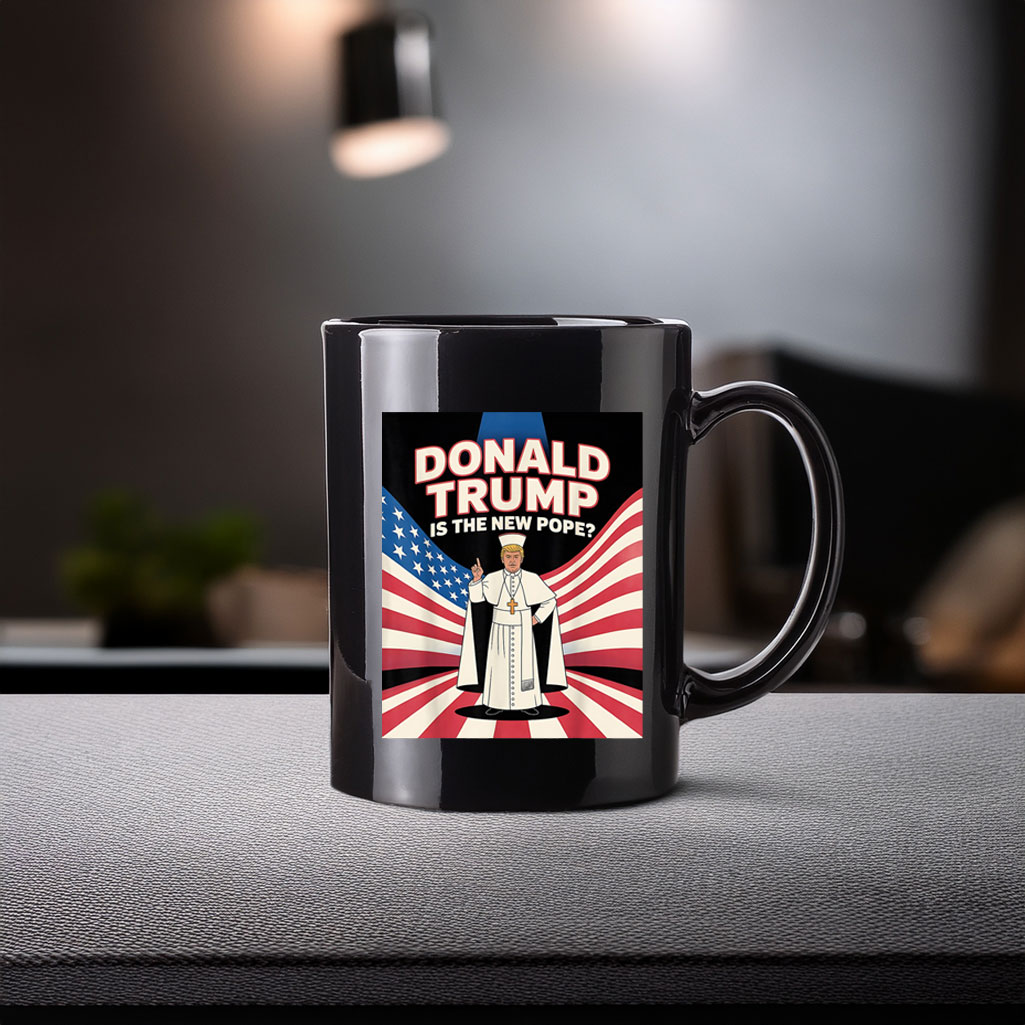 Funny Pope & President Donald Trump, Catholic Trump Mug
