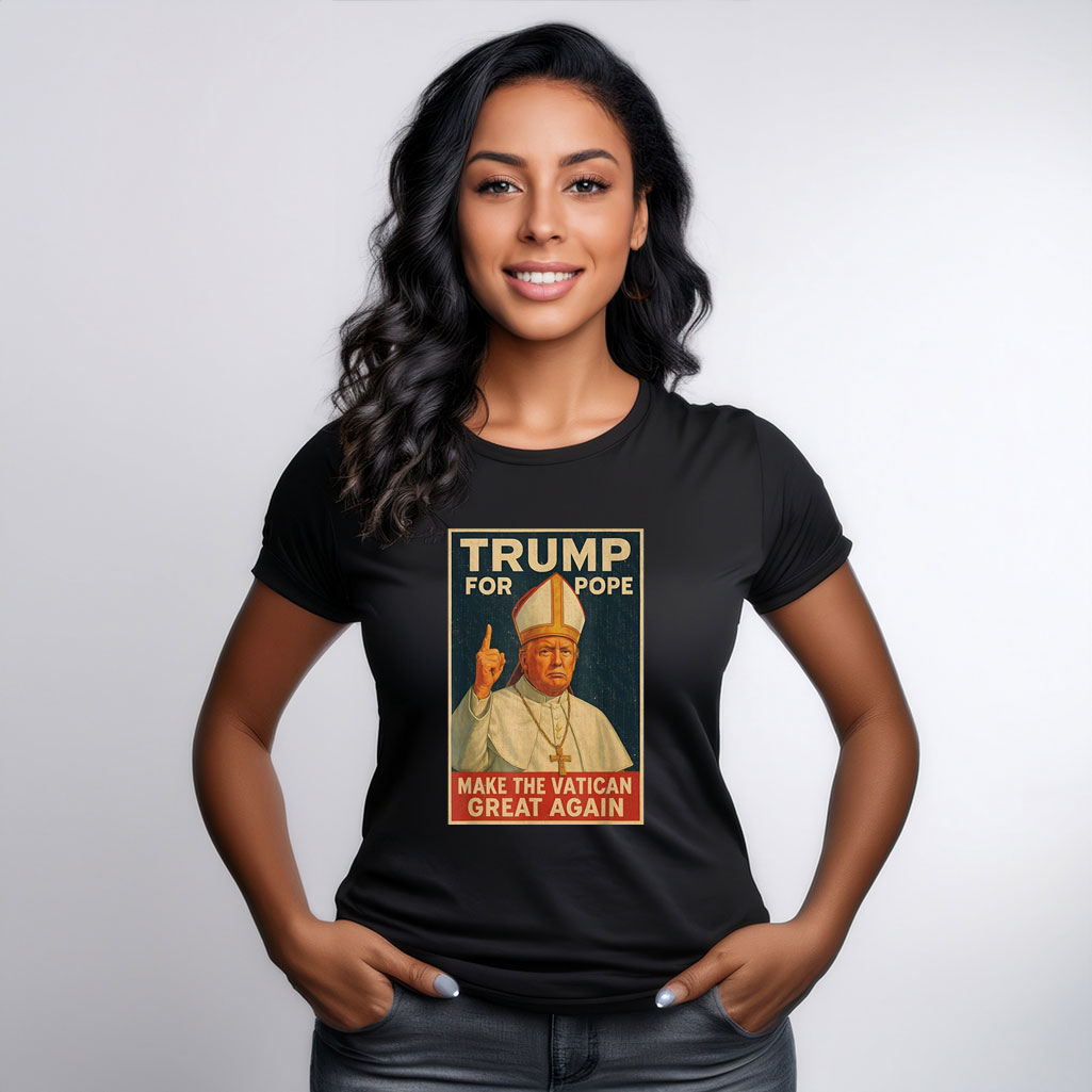 Funny Pope Trump - Make The Vatican Great Again Unisex T-Shirt