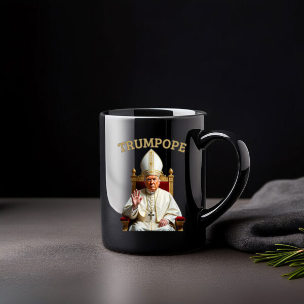 Pope Trump Funny President Trump Declares Himself New Pop Mug