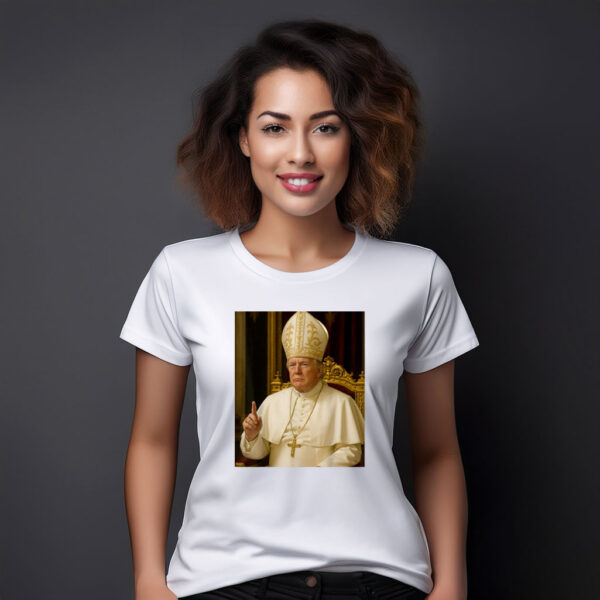 Trump Pope Funny Women Shirt