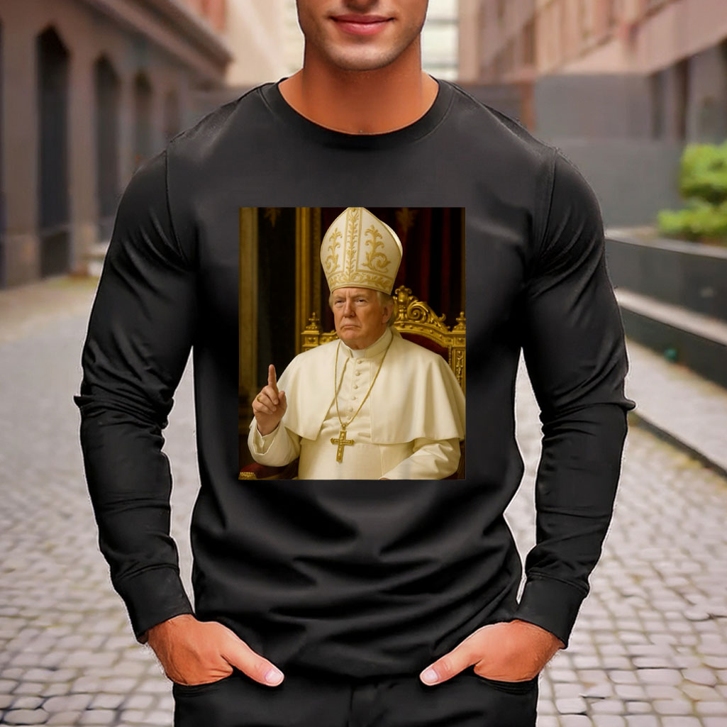 Trump as Pope Shirt - Donald Trump Ai Pope Francis Tee