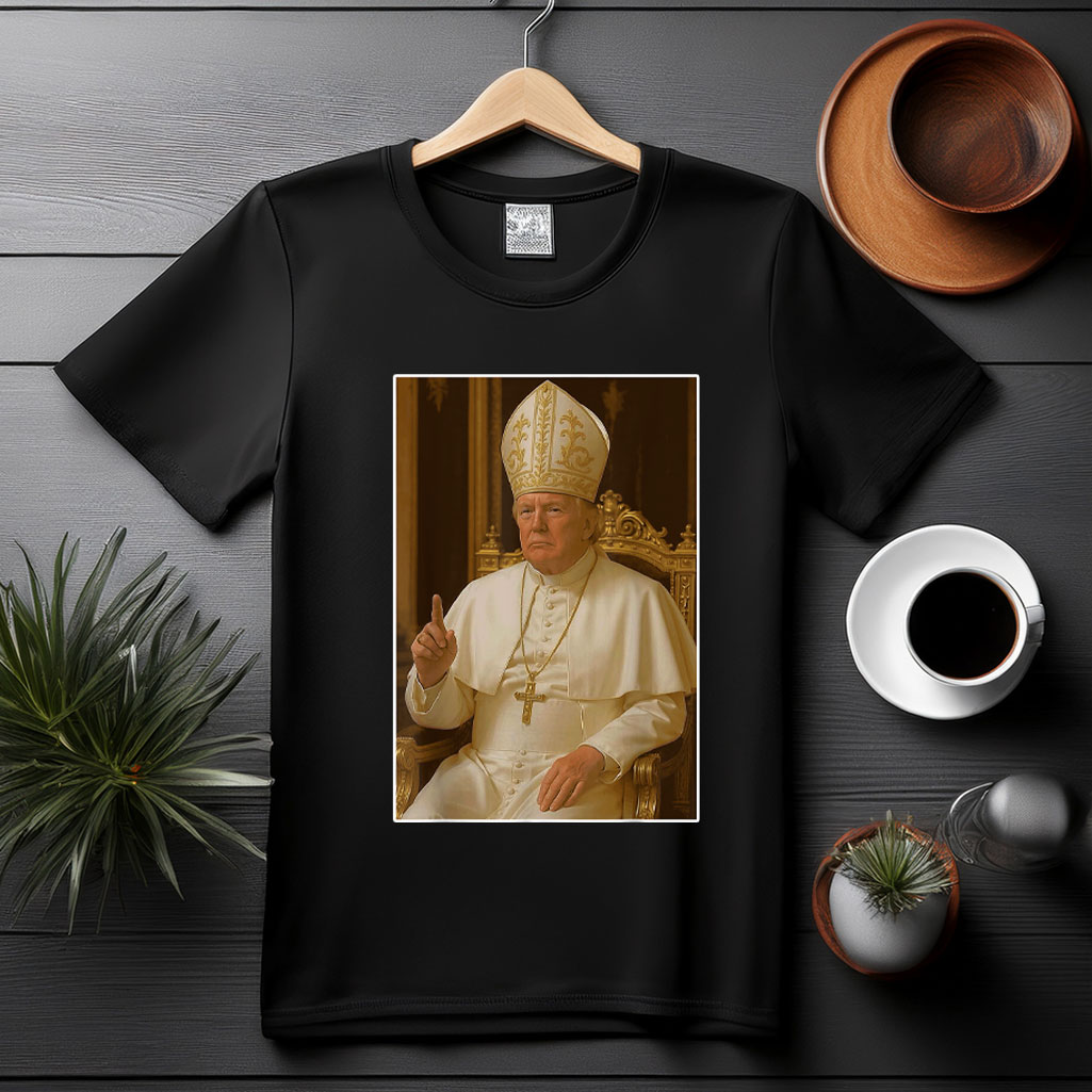 Trump as Vatican Church Pope Trump Funny Shirt