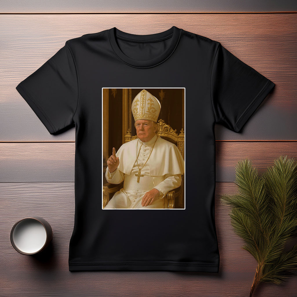 Trump as Vatican Church Pope Trump Funny Shirt