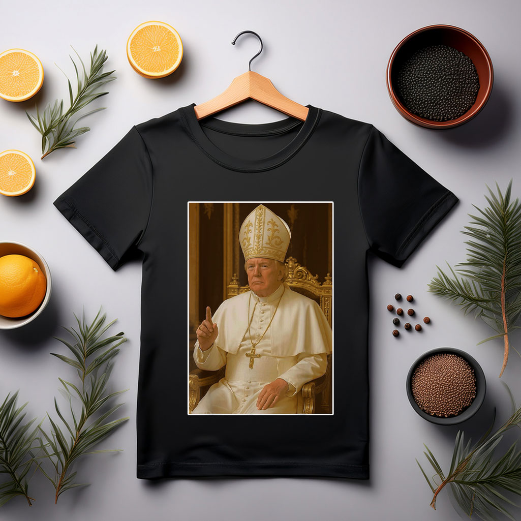 Trump as Vatican Church Pope Trump Funny Shirt