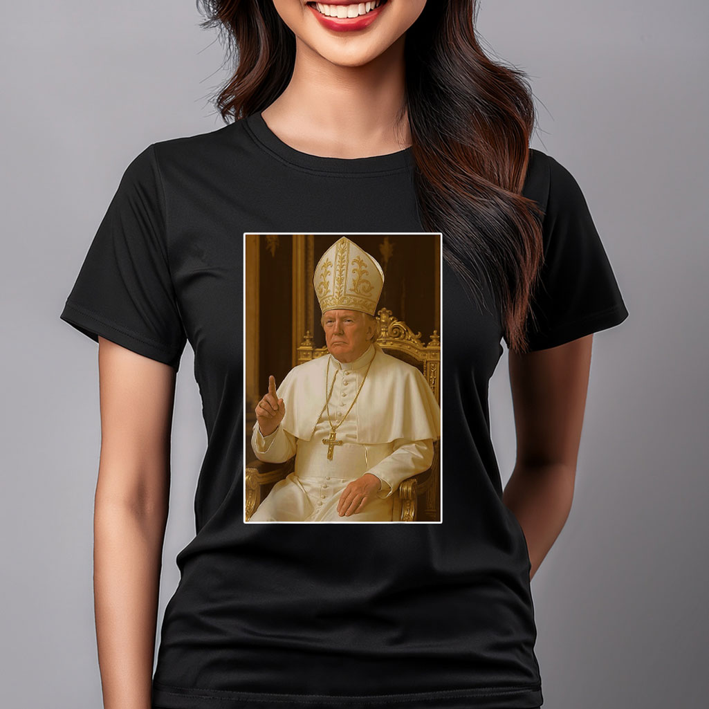 Trump as Vatican Church Pope Trump Funny Shirt