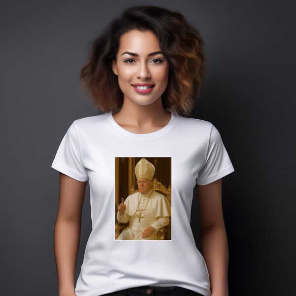 Trump as Vatican Church Pope Trump Funny Shirt