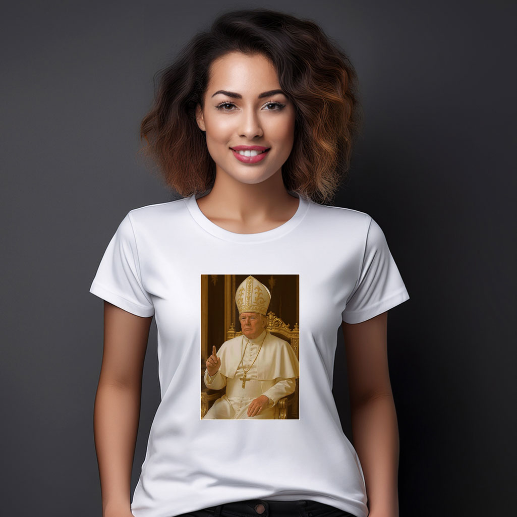 Trump as Vatican Church Pope Trump Funny Shirt